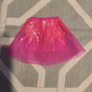 Rainbow High Stella Monroe Doll Skirt Pink Sequins Sheer Skater Series 2 Fuchsia